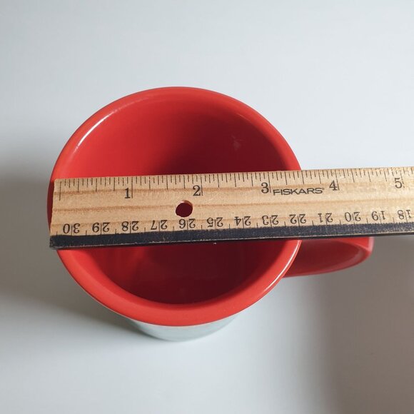 Colorful Ceramic Mug With Multicolor Pattern  Red Certified International - Picture 4 of 5